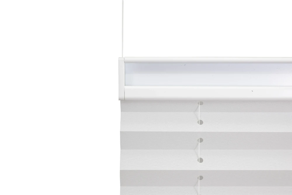 BS Pleated blind – Single-layer, semi-blackout – WHITE (P102) – 5