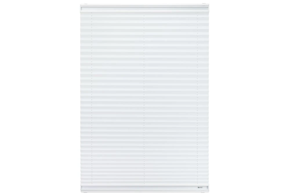 BS Pleated blind – Single-layer, semi-blackout – WHITE (P102) – 1